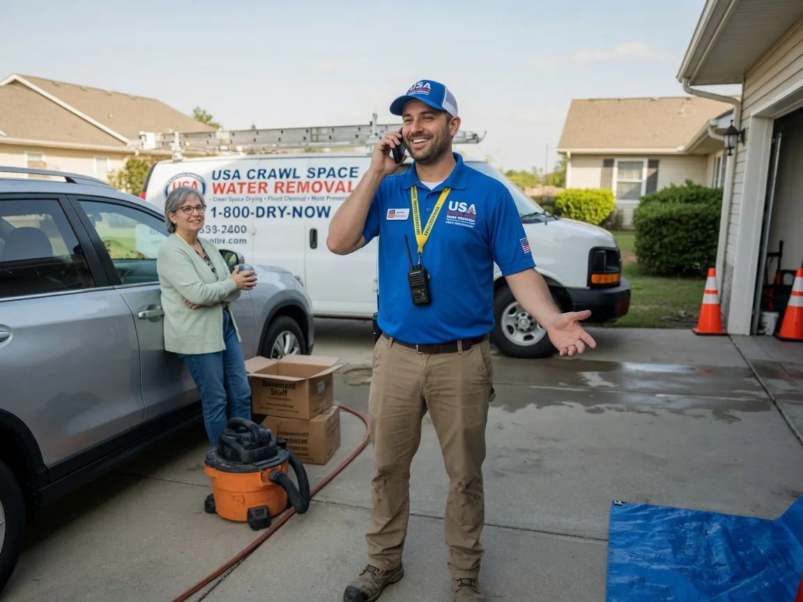 Crawl Space Water Removal Hitchcock, OK FAQs
